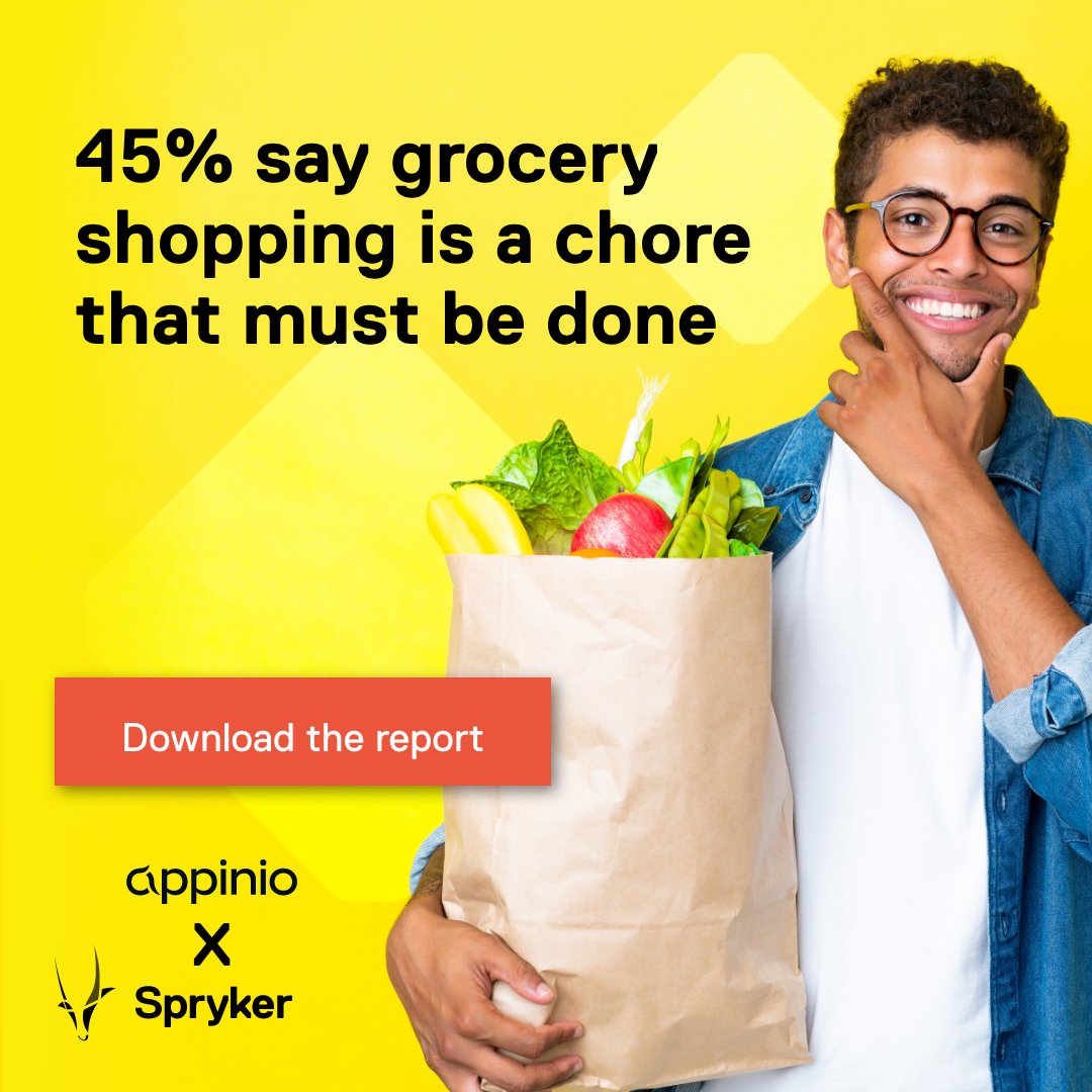 sprysys's tweet photo. Hot off the press: our Online Grocery Report 2022! With more than a fifth of Americans reporting they’ll do most or even all their grocery shopping online by 2024, how can grocers prepare and ensure they’re providing a seamless customer experience? https://t.co/A0i16qG2JJ) https://t.co/xrHMtoJsEF