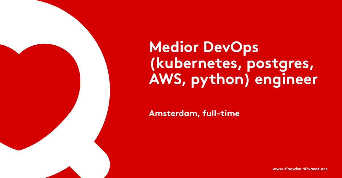 Are you passionate about DevOps? On top of that, do you strive to get work done and enjoy making infrastructure more robust with your stellar coding skills? Also, Kubernetes, Postgres, AWS and Python are your best-friends

We are hiring. Apply now! bit.ly/3DxWwLK