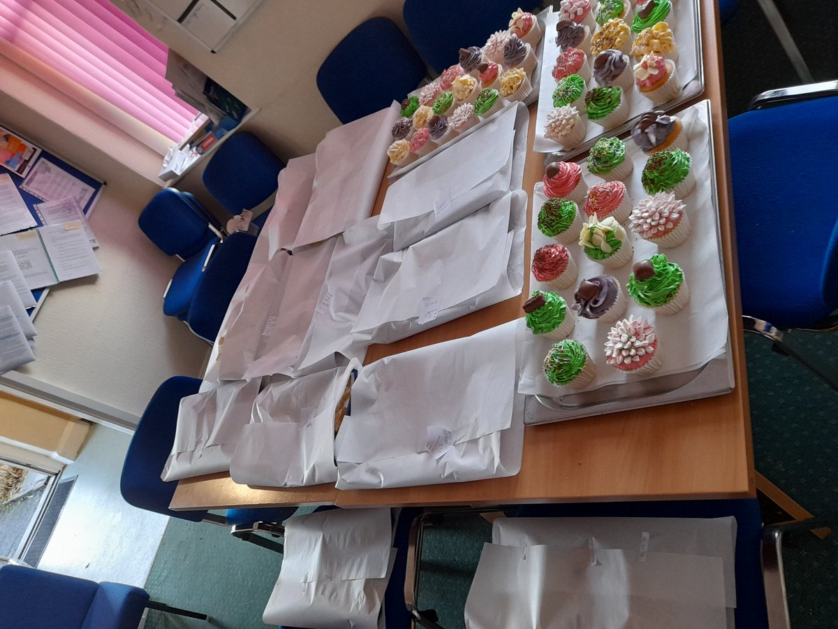 mandy_skilling's tweet photo. Here in St Leonard's kitchen we are ready for our Christmas Fayre.... big reveal later watch this space....🧁🍰🥧🍩🍪🎂 https://t.co/rJQ2QJ4XCF