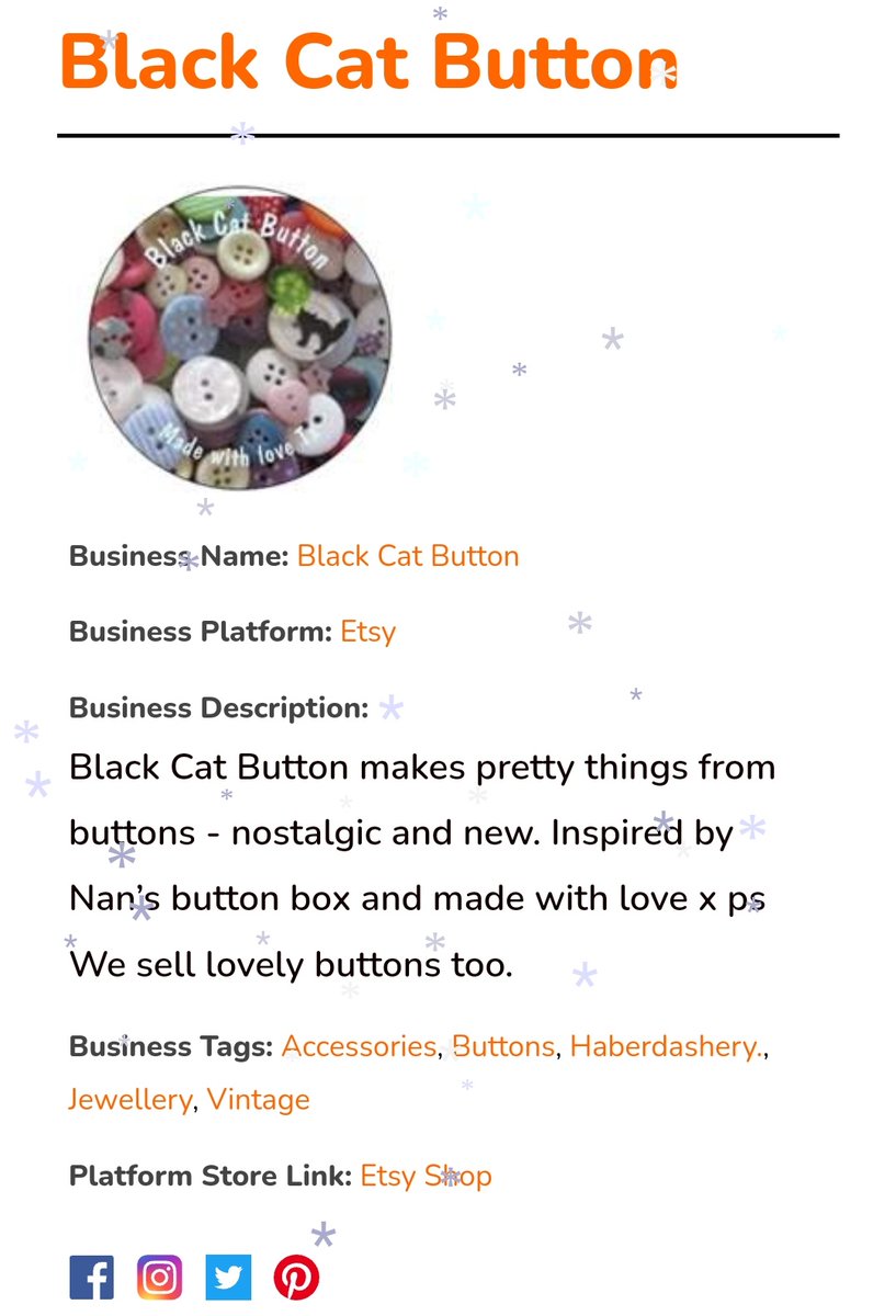 MHHSBD's tweet photo. Thank you @blackcatbutton 🐈for renewing your My Helpful Hints Small Business Directory listing for another year. 

What did the black cat have for breakfast?

Mice Krispies 🙄

#MHHSBD

https://t.co/A5N7nbN67X https://t.co/IyMKhAJ327