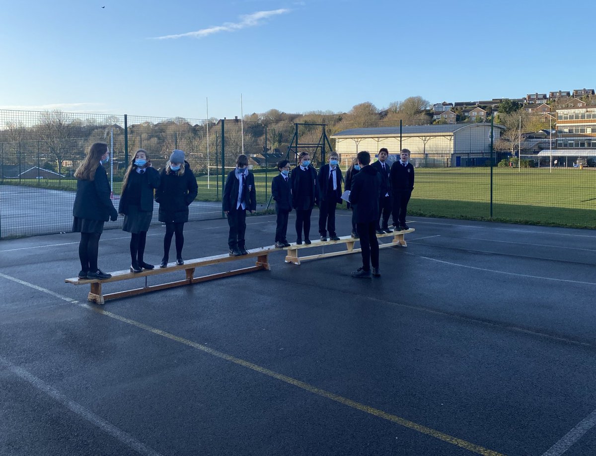 LonghillHighTL's tweet photo. Year 7 are enjoying a team building day today in cold conditions ⛄️ Great to see our Year 10 and Year 11 CCF leaders in action! #aspiration #determination #success https://t.co/UnZGzxvxeE