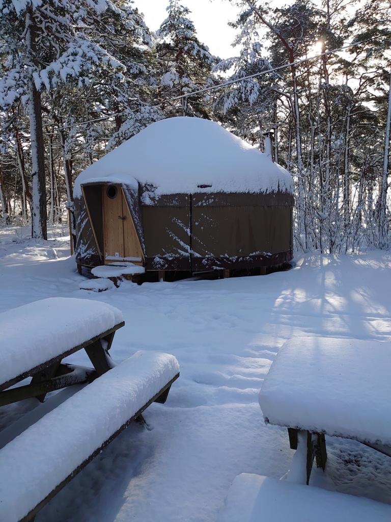 Yurts4Life's tweet image. A Yurt is for life....not just the summer! 😍

They can withstand very cold temperatures (yes snow), high winds, rain and heat..but they do need to be looked after! Click the link below to read some top tips on Yurt care: 👇

yurtsforlife.com/yurt-care/ 

#devonbusiness 
#winter2021