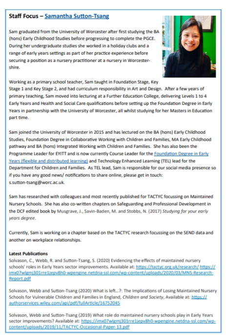 uwdcf's tweet photo. Read our latest @uwdcf Research Newsletter. 
Find out about the research that our department has been involved in and how you can get involved too @education_uw @worcester_uni https://t.co/W8KA368pcx