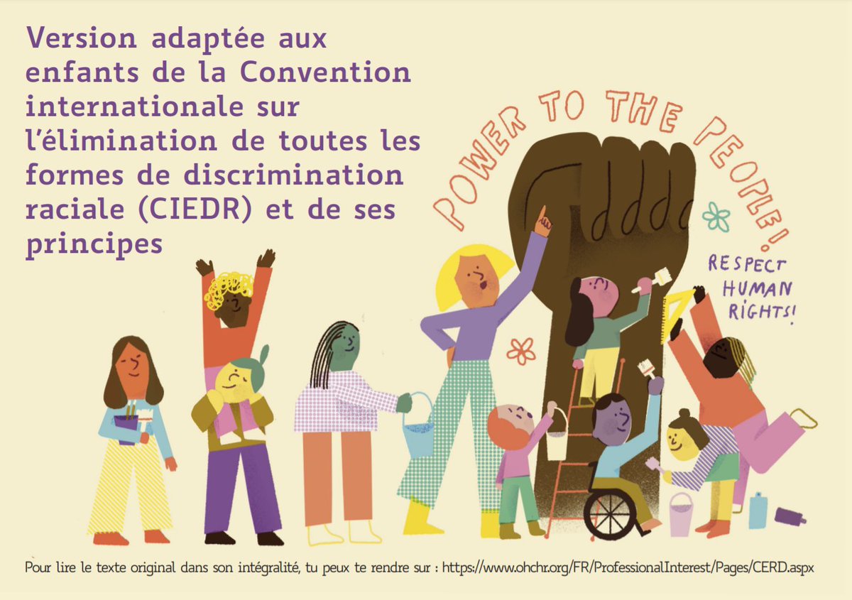 ChildRightsCnct's tweet photo. Pour marquer ce #JourneeDesDroitsDeLHomme, nous lançons avec @IMADR_Geneva une version adaptée aux enfants de la Convention internationale sur l'élimination de toutes les formes de discrimination raciale et ses normes!

#ChildRights #FightRacism

➡️https://t.co/lXmwMbScBi https://t.co/Ten6oPmwVG