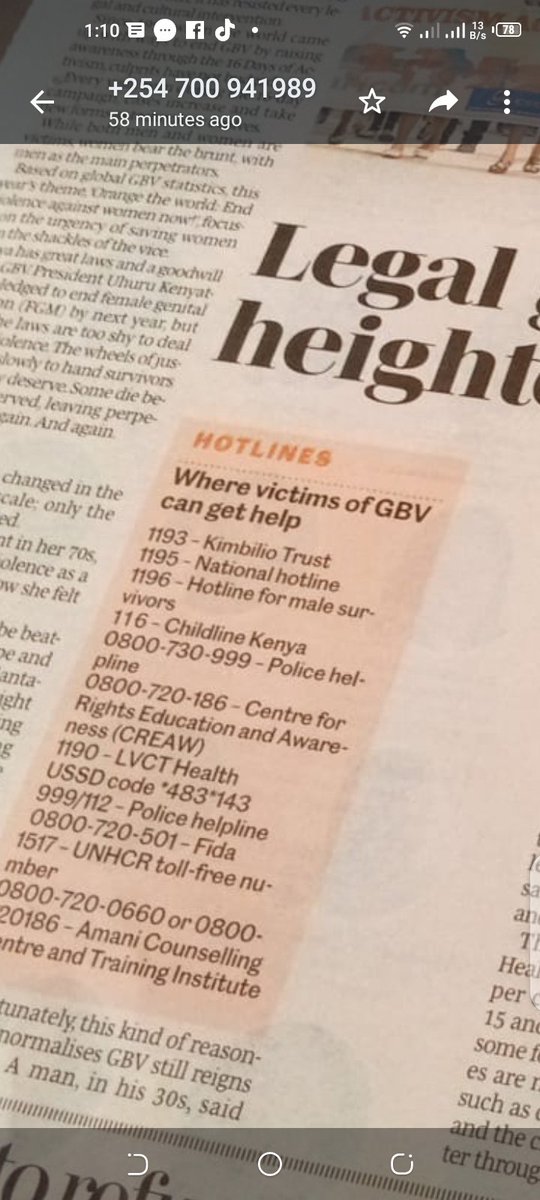 itswinnienjeri's tweet photo. Whenever you hear of any case about SGBV don't be silent call the following hotlines. #CompendiumLaunch https://t.co/CHrViaNX3L
