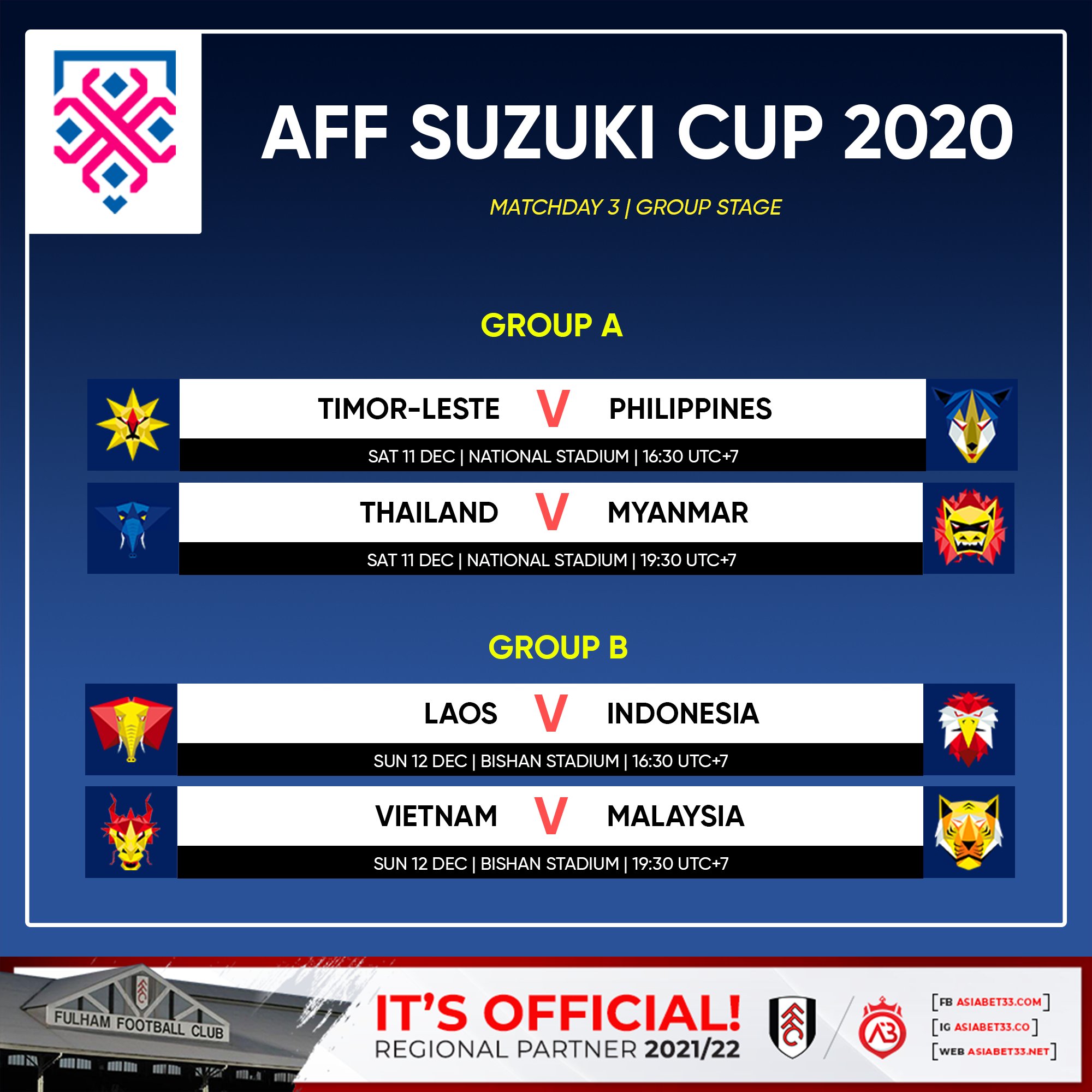 Afc suzuki cup 2020