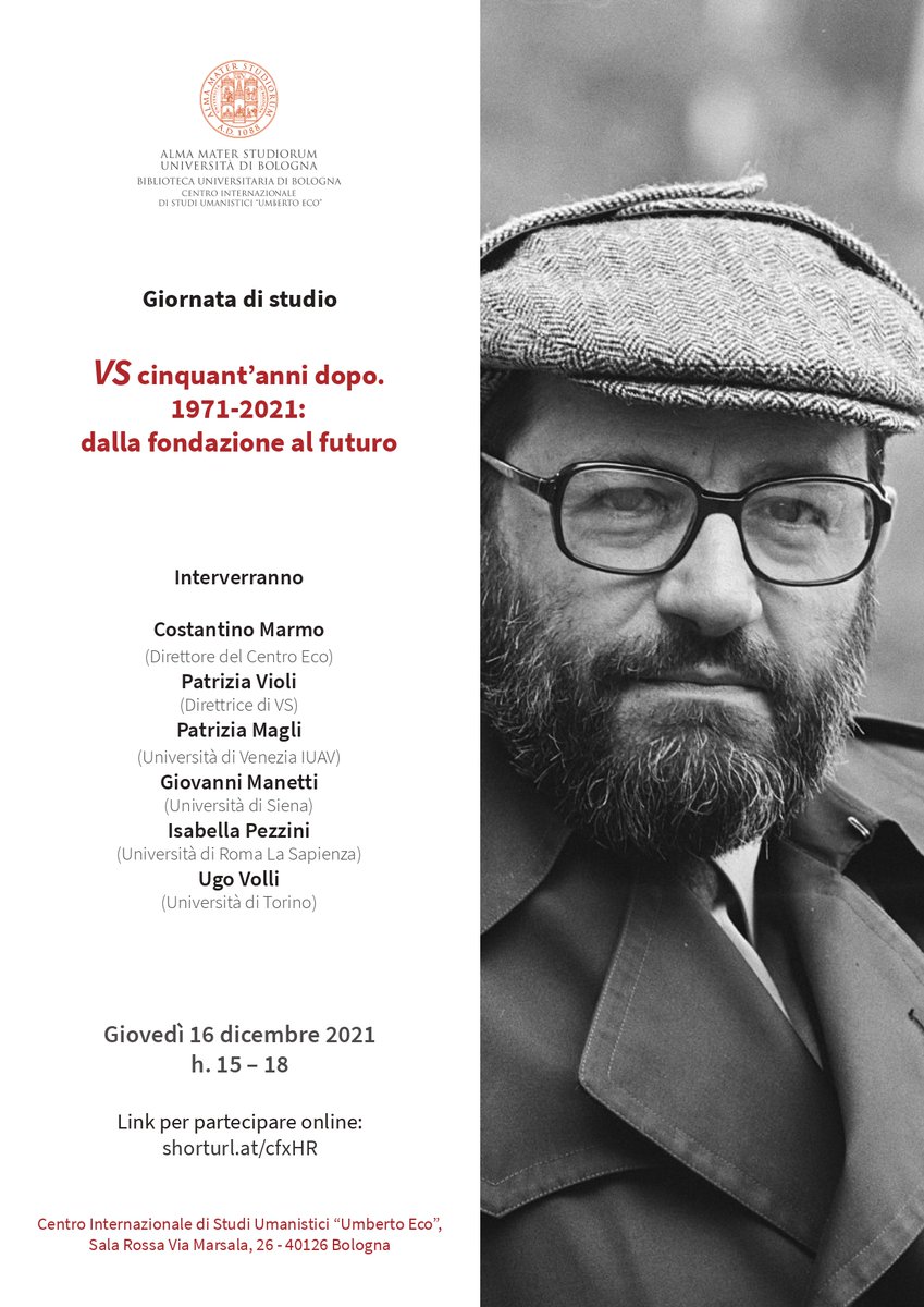 cue_unibo's tweet photo. Giovedì 16 dicembre dalle 15 alle 18 il CUE organizza la giornata di studi "VS cinquant’anni dopo. 1971-2021: dalla fondazione al futuro". 

Tutte le info per partecipare su https://t.co/mtKtihoH2R https://t.co/PHpRq2FQc3