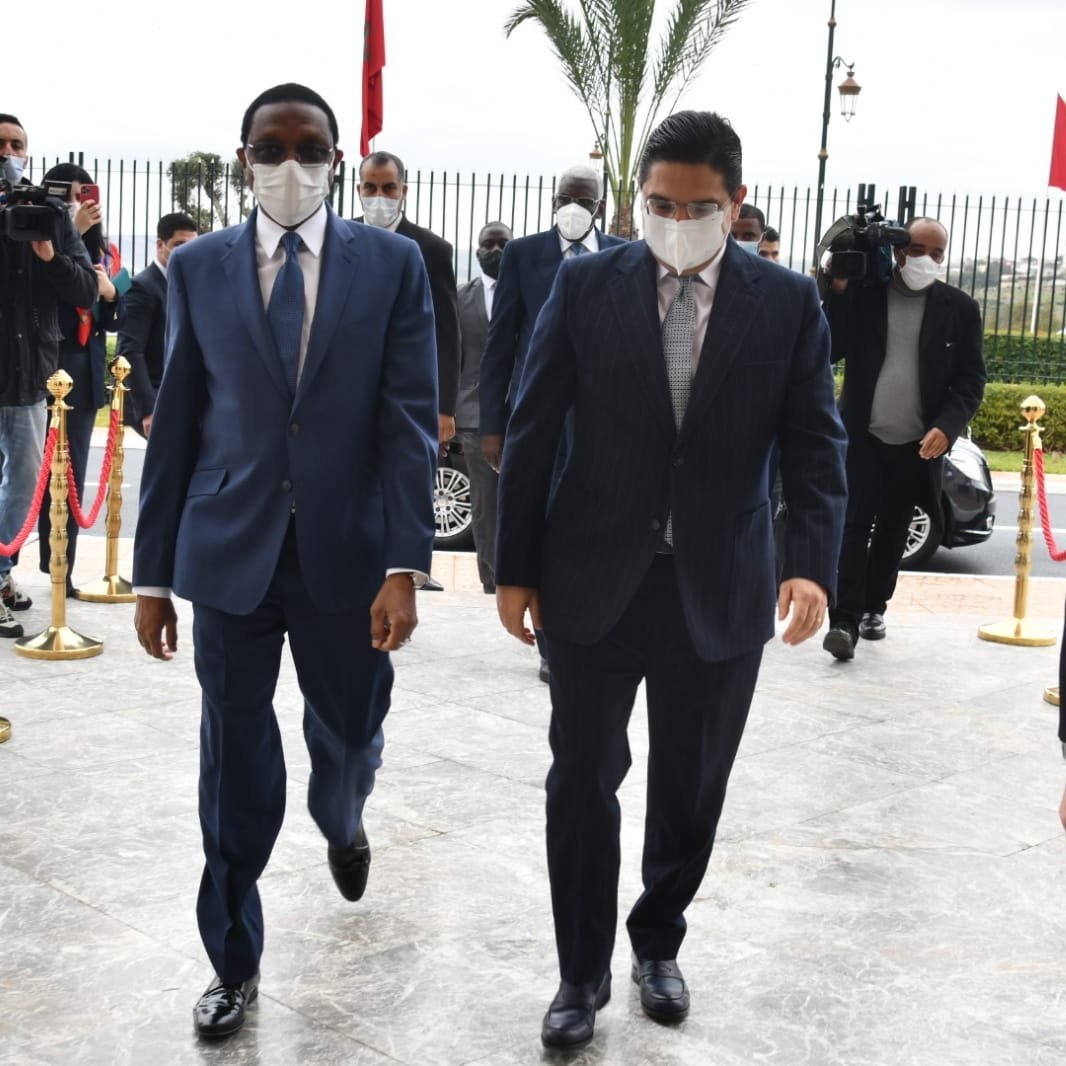 Marocdiplo_EN's tweet photo. 🇲🇦-🇹🇩| MFA Nasser Bourita received today in Rabat, the Minister of Foreign Affairs, African Integration and Chadians Abroad, Mr. Cherif Mahamat Zene.
@Cherif_MZ https://t.co/XEO5bIpGrW