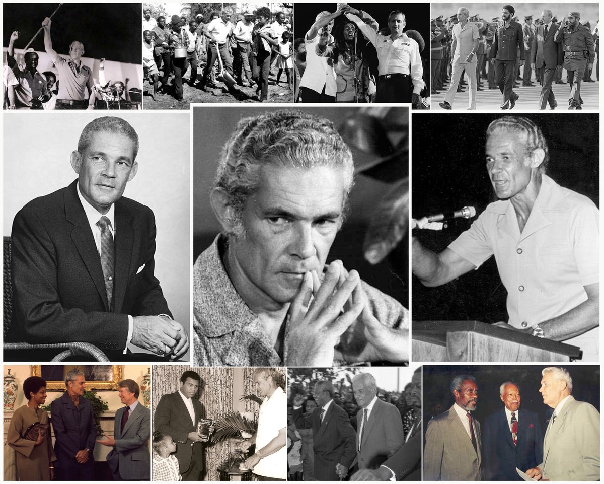 Any realistic vision of change must be based on the notion of empowerment of people. Democracy means far more than the right to vote every five years. It means the right to participate in every aspect of national and community life. 

- Michael Manley, born 97 years ago today.