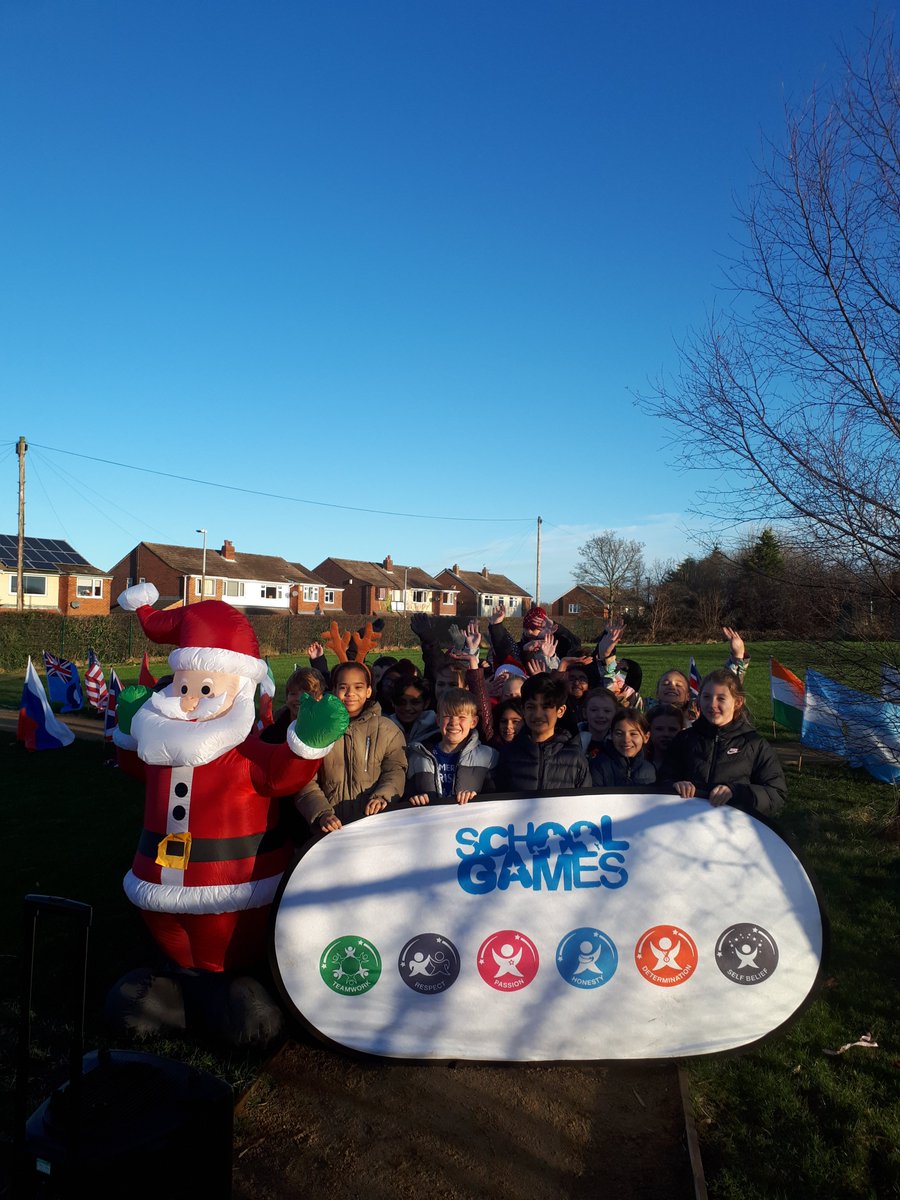 Windmill_CE_Sch's tweet photo. We are all in our Christmas jumpers to raise money for @savechildrenuk too. The whole school will be completing the @SGNKssp  Santa dash today #santadash #windmillwalk #teamwindmill @Batley_News https://t.co/DSjiIZG3ft