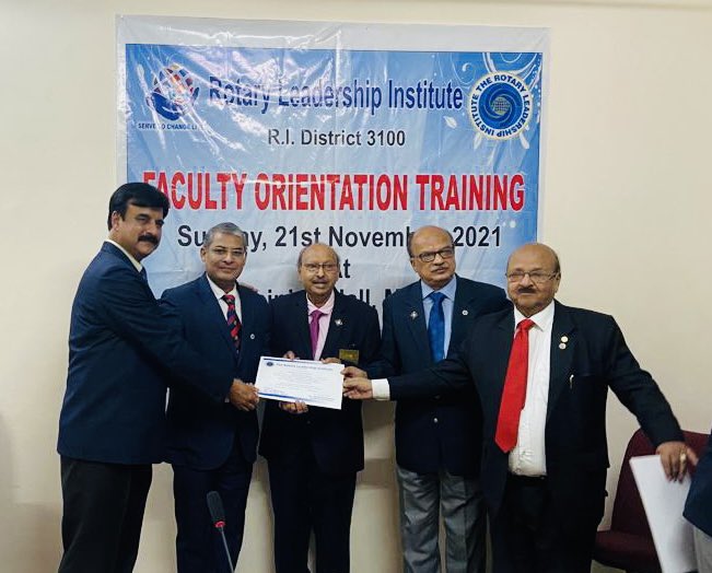 RtnNitin's tweet photo. Learning never ends…..😇
Completed Faculty Orientation Training of #RLI South Asia (#RLISA)👨‍🎓
Ready to understand and spread the #Rotary message more effectively🤩

#RLIFOT #RotaryLeadershipInstitute #RotaryIndia #Rotarian #PeopleOfAction #RLIFacilitator https://t.co/bsgawcem47
