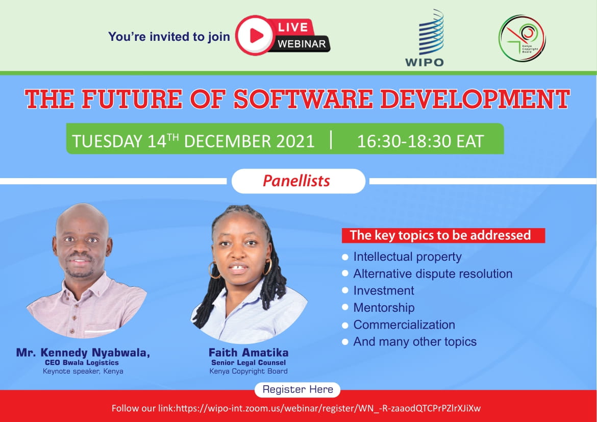 Software/Mobile Apps developers deserve prosperity just like any other creative artists.Without proper legal protection it is possible to have such works used &amp; abused without economic benefits to the developers.
Register here for this upcoming webinar! wipo-int.zoom.us/webinar/regist…