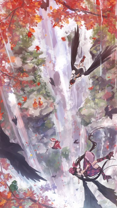 「hat waterfall」 illustration images(Latest)