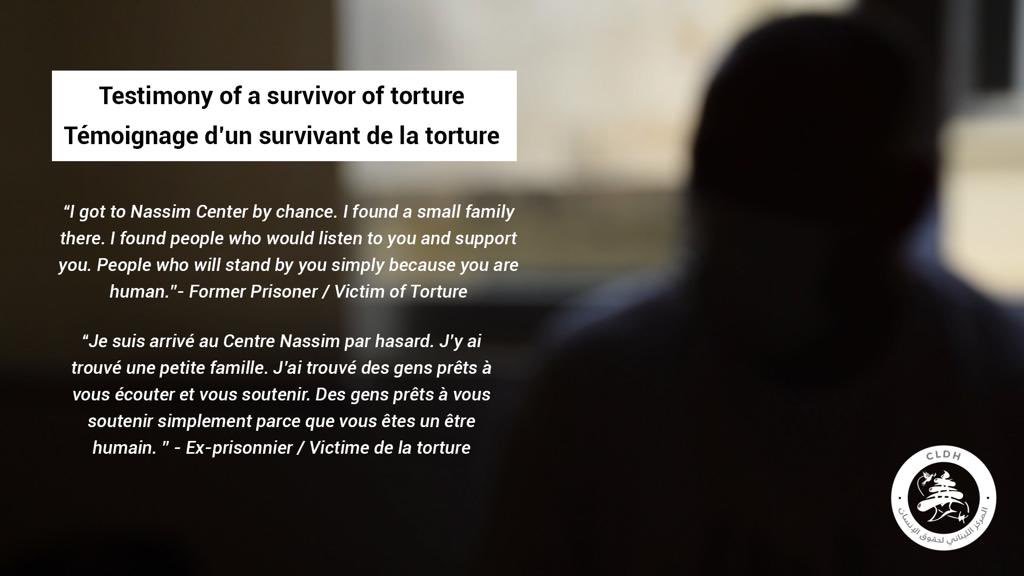 AFD_MidEast's tweet photo. On #HumanRightsDay2021, @AFD_MidEast is proud to support @CLDH in its efforts to advocate against prominent #humanrights violations in 🇱🇧 &amp; in providing legal aid for poor &amp; vulnerable groups and rehabilitation services for victims of #torture at Nassim rehabilitation center. https://t.co/PPVaV48Sc6