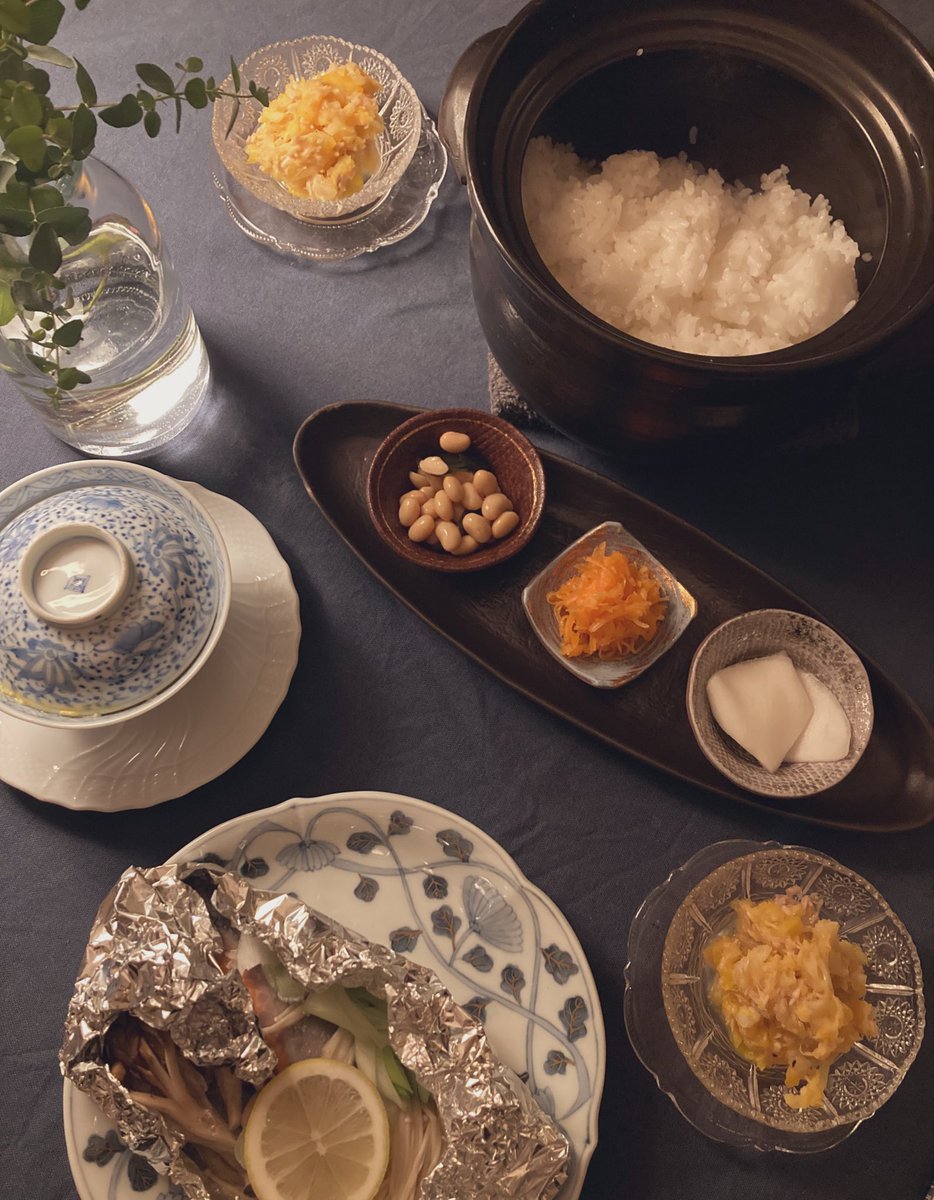 musubidou1's tweet photo. 土鍋で炊くご飯がやっぱり美味しい🍚 https://t.co/hyew1BgB0u