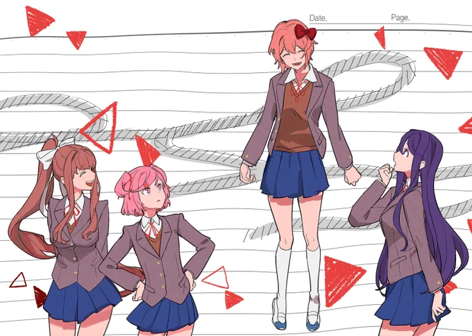 #DDLC 浮き立つ 