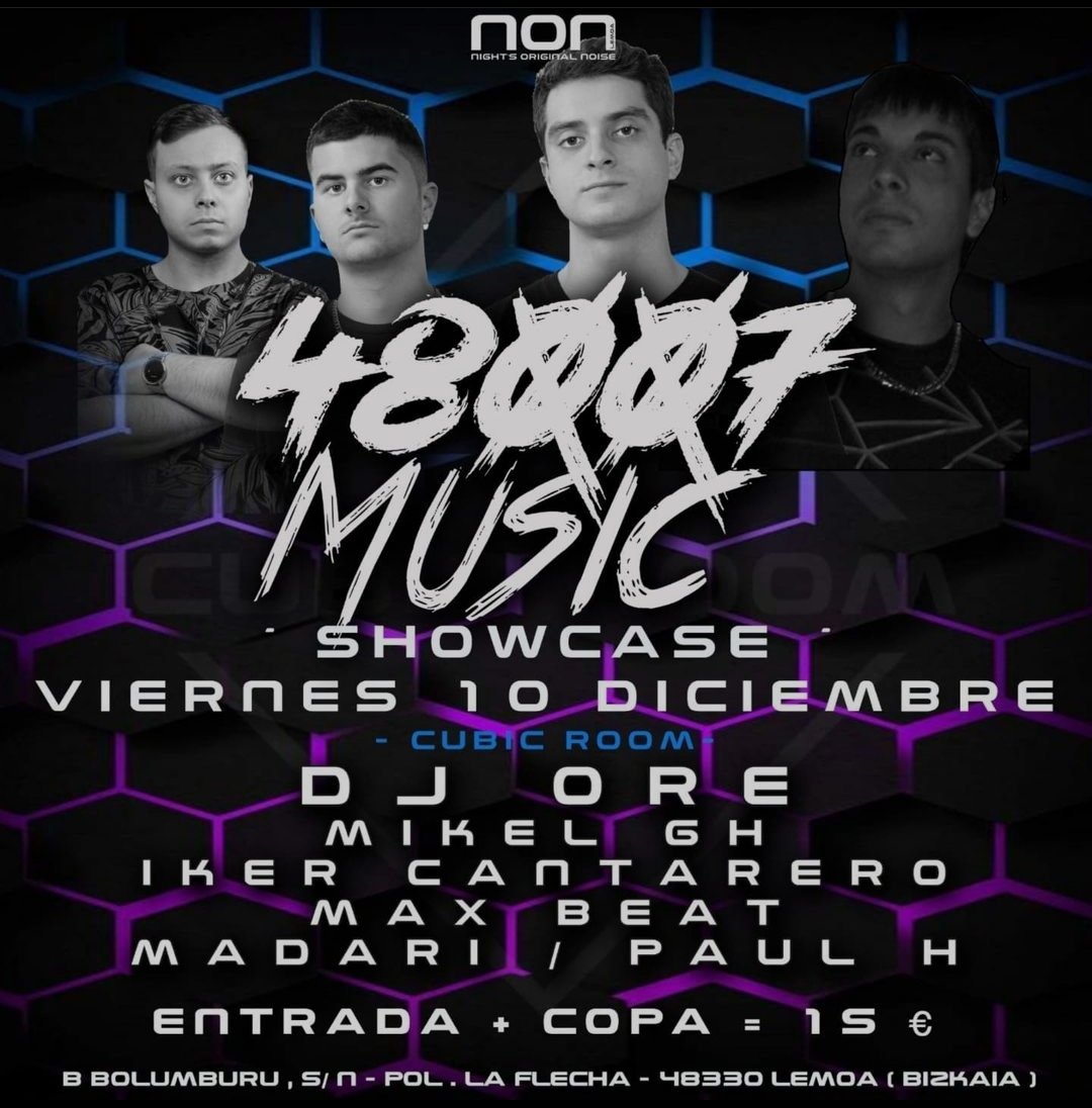 48007music's tweet photo. 🕺FIESTA 48007 MUSIC🕺
Hoy en @CRAZY_NONLEMOA celebraremos nuestro primer Showcase.
¡OS ESPERAMOS AMIGOS!

@mikelgh22 
@iker_cantarero 
@DJDERRIKK 
#DJORE
#MADARI
#PAULH https://t.co/dLAE5ClxYB