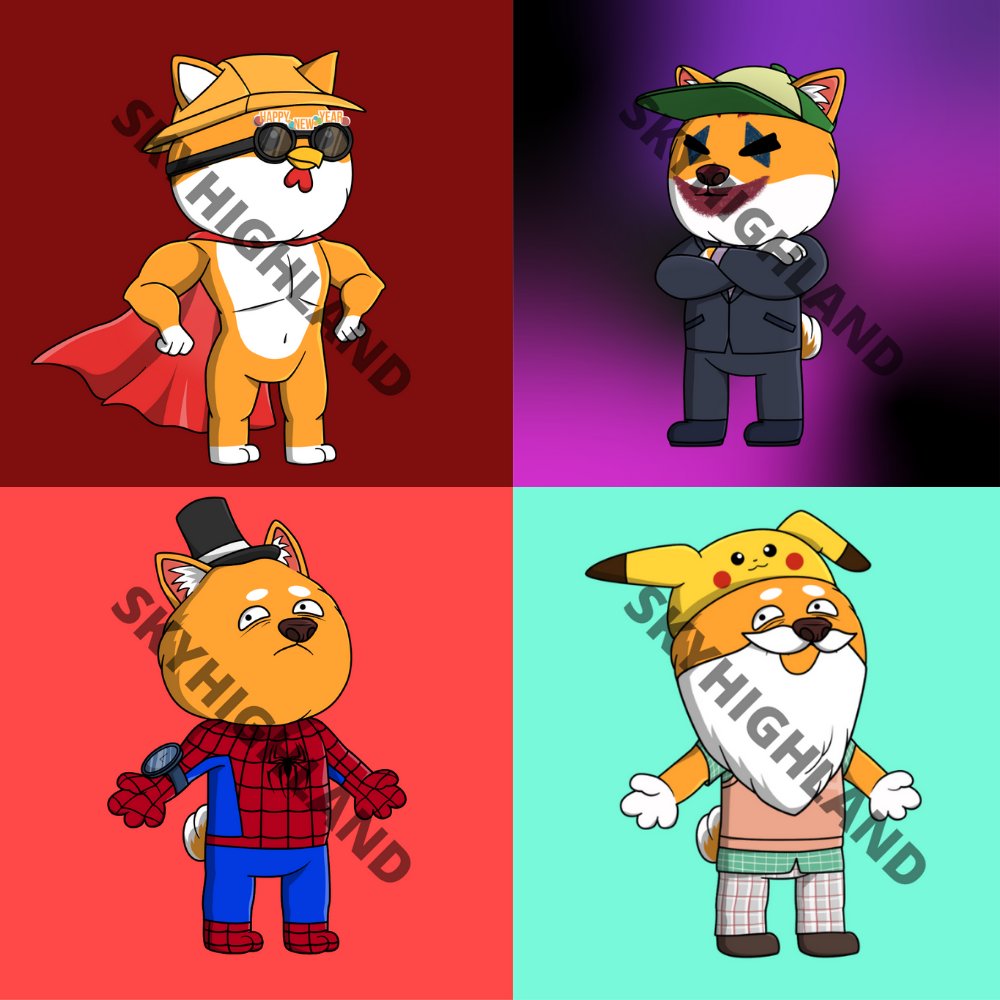 Skyhigh_land's tweet photo. Get to know our NFTs. 400 unique NFTs divided into 4 classes. 👀🎯

Normal - Rare - Ultra Rare - Legendary 

Join our community 👉https://t.co/NgAtRV9pYR 

#NFT #P2E #PlayToEarn https://t.co/sQU1U66Uy1