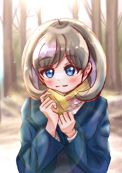 暖かいマフラー!💙

#Liella 
#Liella応援 
#lovelive 