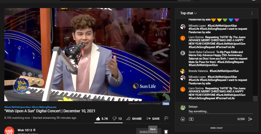 debayn28's tweet photo. WAAAAAAAAAAAAAAAAAAAAAAAH ANSAYA KO NAAAAA!
LINK: https://t.co/RjBMpWIpbx
#SunLifeWishUponASun #SunLifeSongRequest https://t.co/HGSvDVecA8