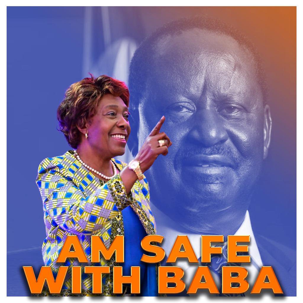 mamangilu's tweet photo. #AmSafeWithBaba @RailaOdinga 
#AzimioLaUmoja https://t.co/aWAgpqiBHd