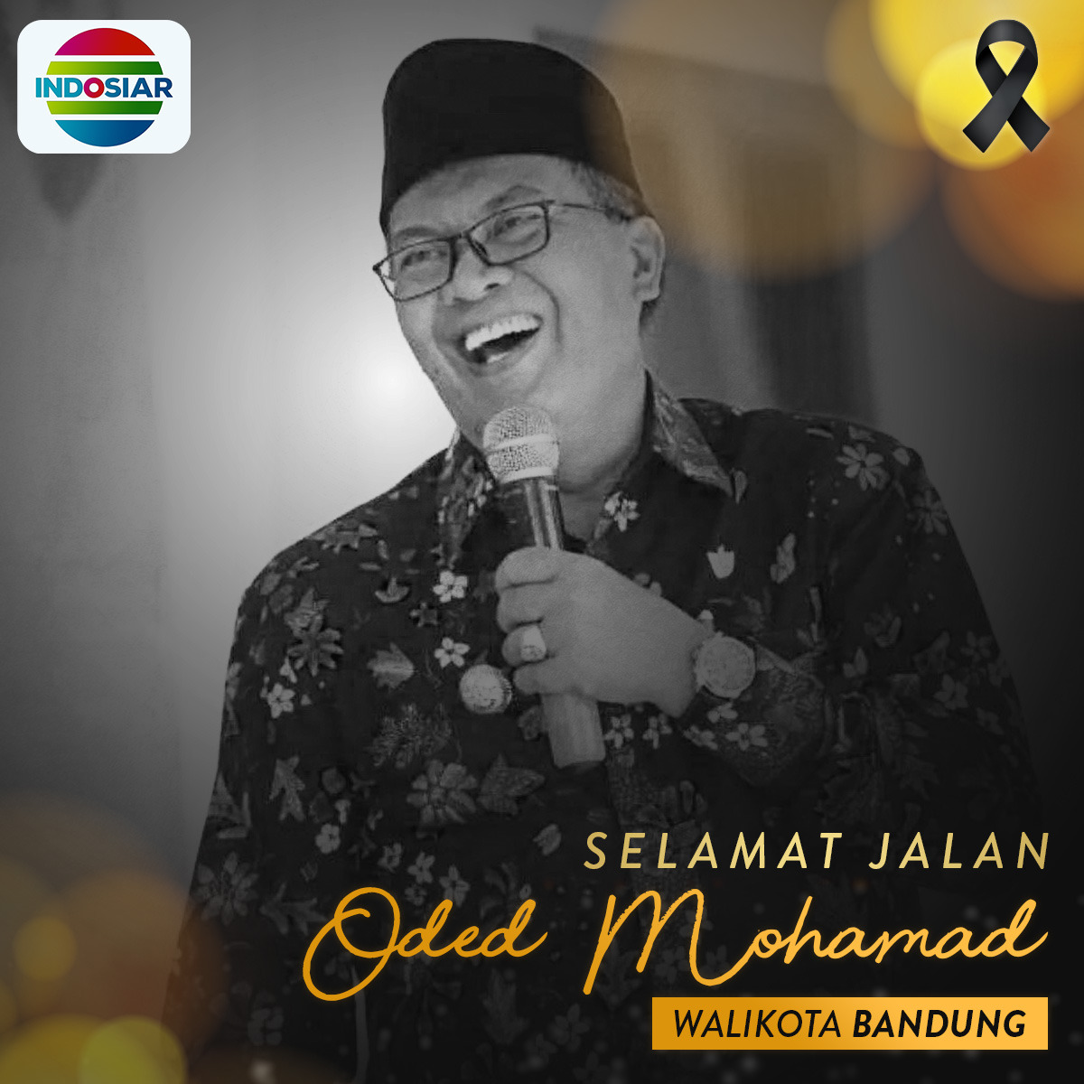 Indosiar's tweet photo. Innalillahi wa Innaillaihi rajiun, turut berduka cita atas meninggalnya Wali Kota Bandung Oded M. Insya Allah husnul Khatimah, amin.🥀

Semoga keluarga dan kerabat yang ditinggalkan diberikan ketabahan. https://t.co/Rz2oFb6XeN