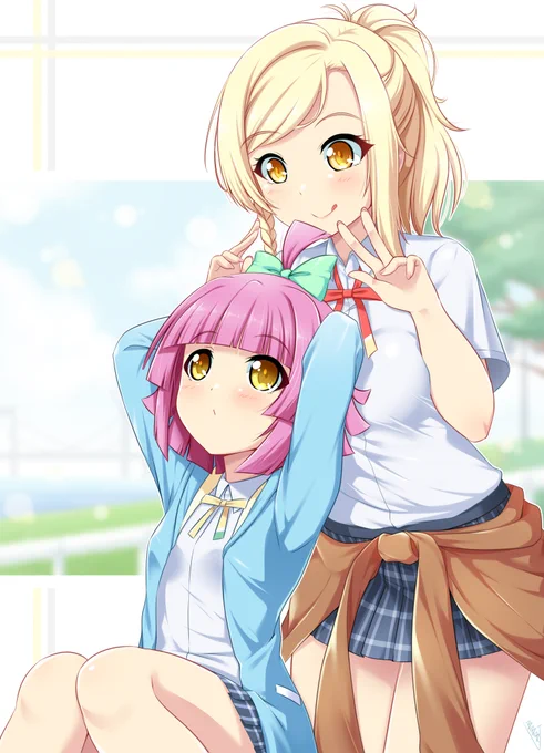 あいりな♪

水着やむふふな差分はPixivへどうぞ
https://t.co/n6JI3YLiJd 