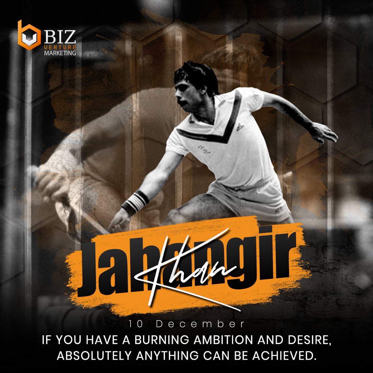 BizventureM's tweet photo. #HappyBirthday #squashplayer #JahangirKhan https://t.co/T6B8nJs02x
