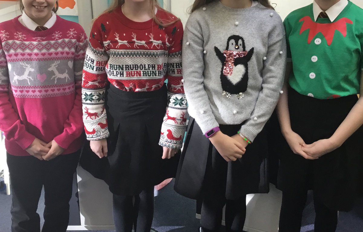APA_Horowitz's tweet photo. More amazing Christmas jumpers! #OneAET #RemarkableLives https://t.co/4mCFk6B3XJ