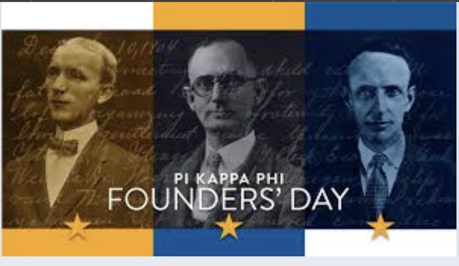 airhasiescardo's tweet photo. Happy Founders Day 2021 @PiKappaPhi Male Fraternity! ODH! https://t.co/soE2tAbc9U