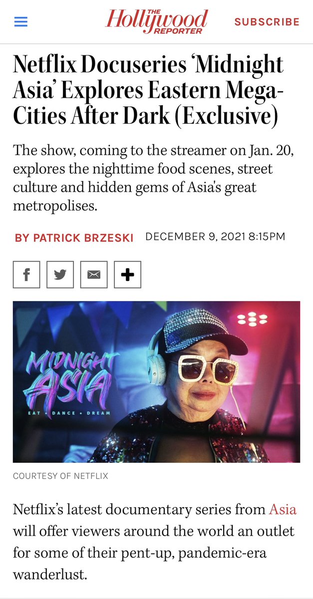 SteveChaoSC's tweet photo. Imagine filming a series on Asia's incredible nightlife in the midst of a pandemic.  Set your calendar to Jan. 20th for our Netflix release of 'Midnight Asia'.   #documentary https://t.co/tBcotOoj0V