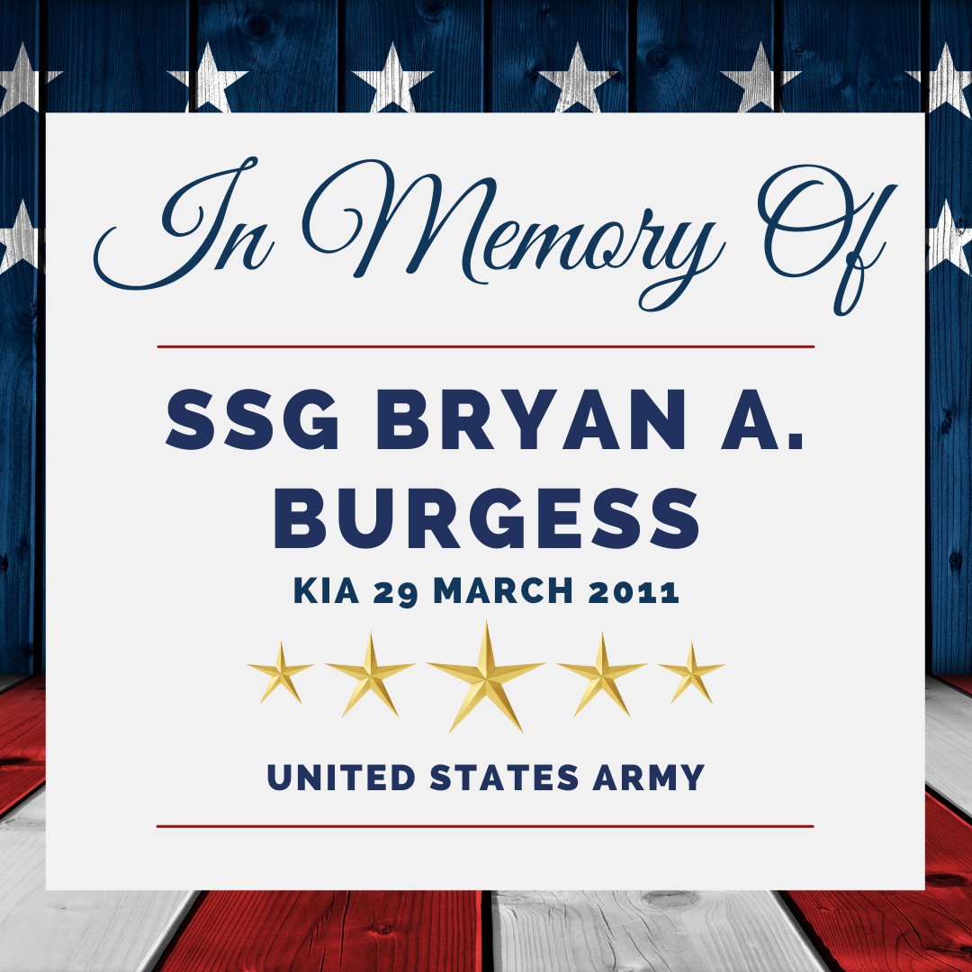warrior_well's tweet photo. Thank you to the Burgess family for making a donation in loving memory of SSG Bryan A. Burgess. Please help us honor and remember SSG Burgess this holiday season! https://t.co/RtCpOvTbPs