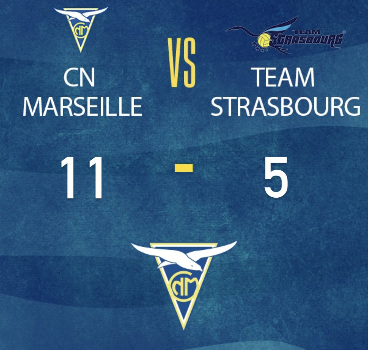 CNMarseille's tweet photo. 🤽♂️ #waterpolo
Nous sommes officiellement #invaincus de la 1ère phase régulière du #Championnat de #France 🇫🇷
#Bravo à toute l’équipe pour leur travail au quotidien ! 👏
#cnmarseille #allezlecercle @FFN_WaterPolo https://t.co/KCWBkqrWHn