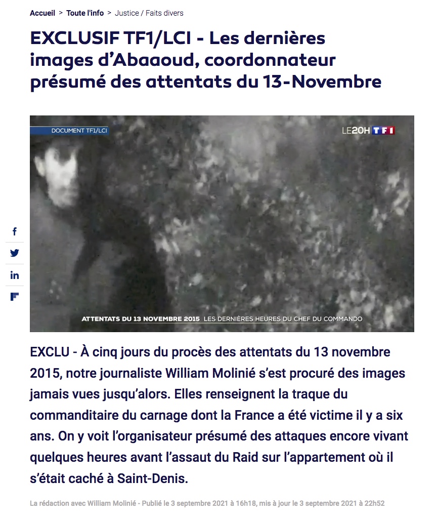 denisedetralala's tweet photo. La famille d'#Abaaoud émet des soupçons sur sa mort le #18nov, ceci alors que sa présence, avec sa cousine, rue du #Corbillon, lors de l'assaut à #StDenis, ne fait aucun doute (on les voit ensemble dans la rue, on entend sa cousine crier par la fenêtre) https://t.co/pKgPPVreCa ⬇️ https://t.co/rYeD24Bkdc