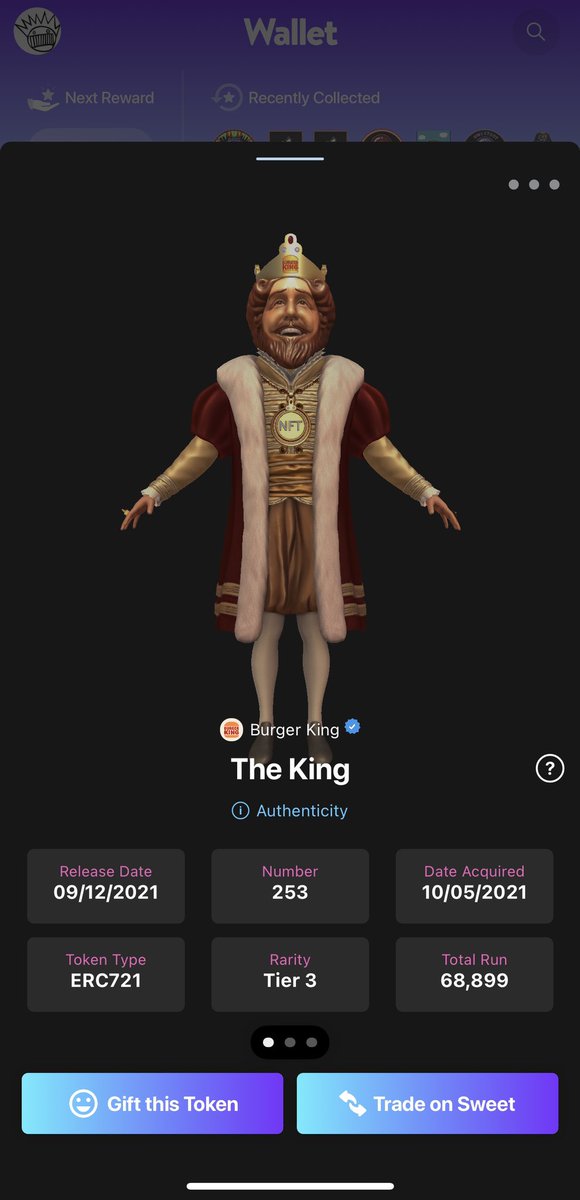 twiztedninja2's tweet photo. @BurgerKing @BurgerKing and @sweet knows what’s up when the king walks in for a meal!#NFT #TheKing #BKcrown https://t.co/TRGm1zp7Nz