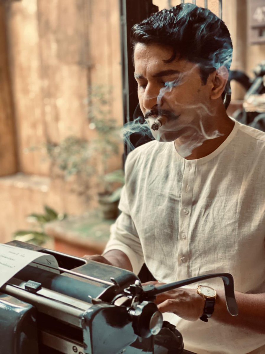 NameisNani's tweet photo. Shyam’s getting his copy ready 🤍
Are you ready ? :)
#ShyamSinghaRoy #SSRonDEC24th https://t.co/zFbc7PoCdj
