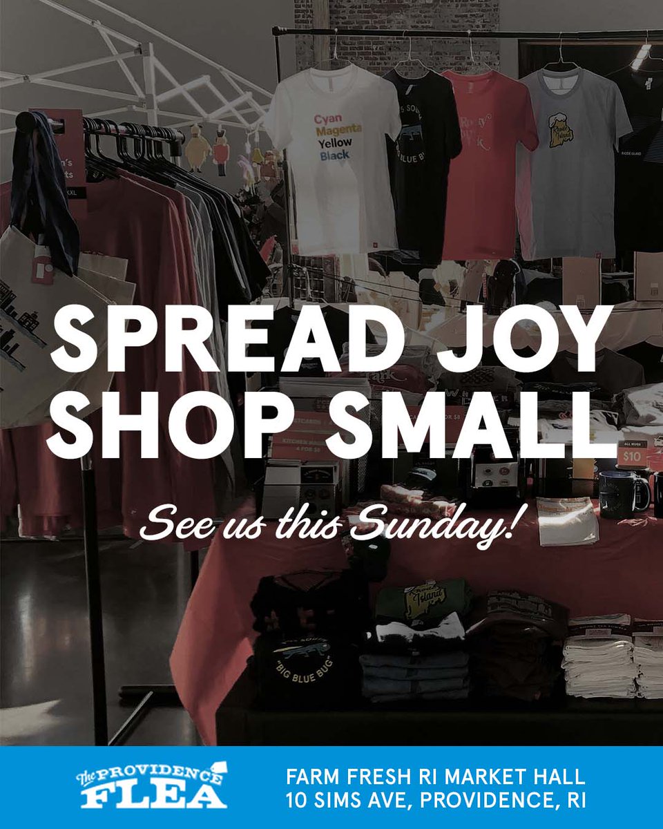 RedDotMerchCo's tweet photo. *** JOIN US AT THE FLEA ON SUNDAY! ***

Looking for the perfect gift for someone on your list? Stop by to shop in person or just say hey! @ProvidenceFlea is at @FarmFreshRI Market Hall, 10 Sims Ave. from 11AM-3PM on December 5th.

#pvdflea #ProvidenceFlea https://t.co/6jBL2cXjMQ