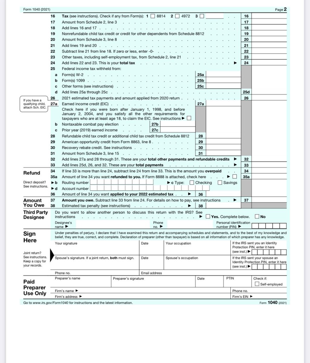 Here we go #TaxTwitter - the final version of the 2021 Form 1040 was just released. irs.gov/pub/irs-pdf/f1…