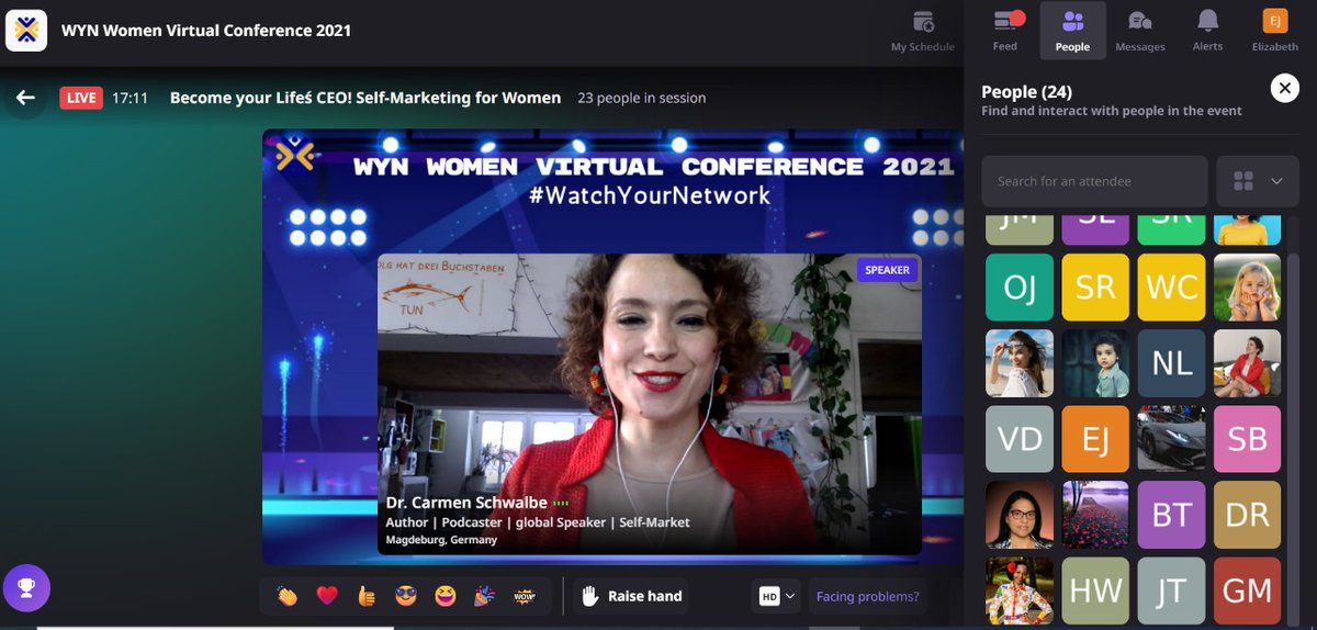 ConferencesWyn's tweet photo. #CarmenSchwalbe
@ConferencesWyn
#watchyournetwork
WYN Women virtual conference 2021
It is a most valuable addition to our conference!! https://t.co/k0bjiwhZd4