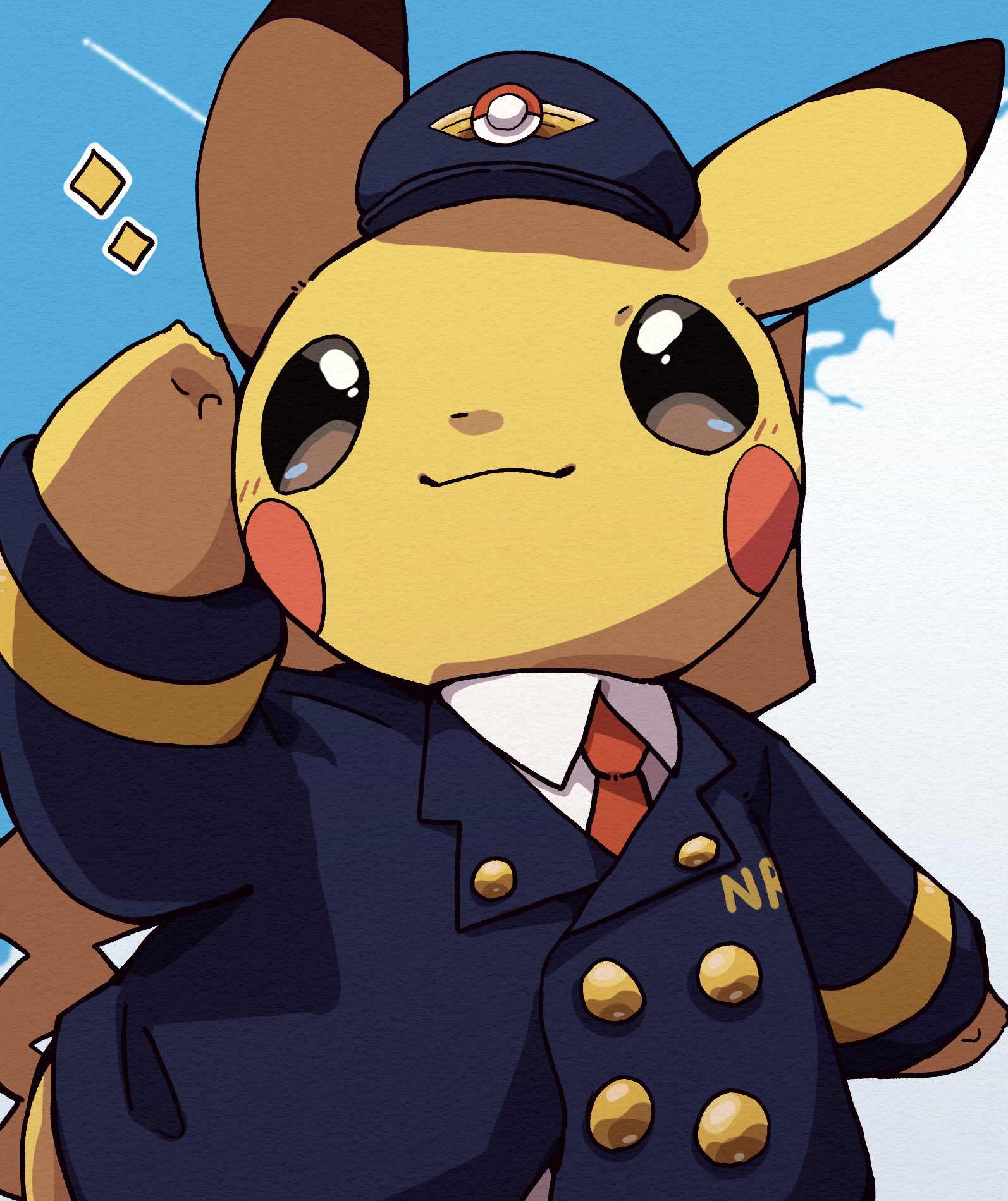 けもすけ 空港のポケモンストアにいるパイロットピカチュウ可愛い T Co Umjyyxwx2r Twitter