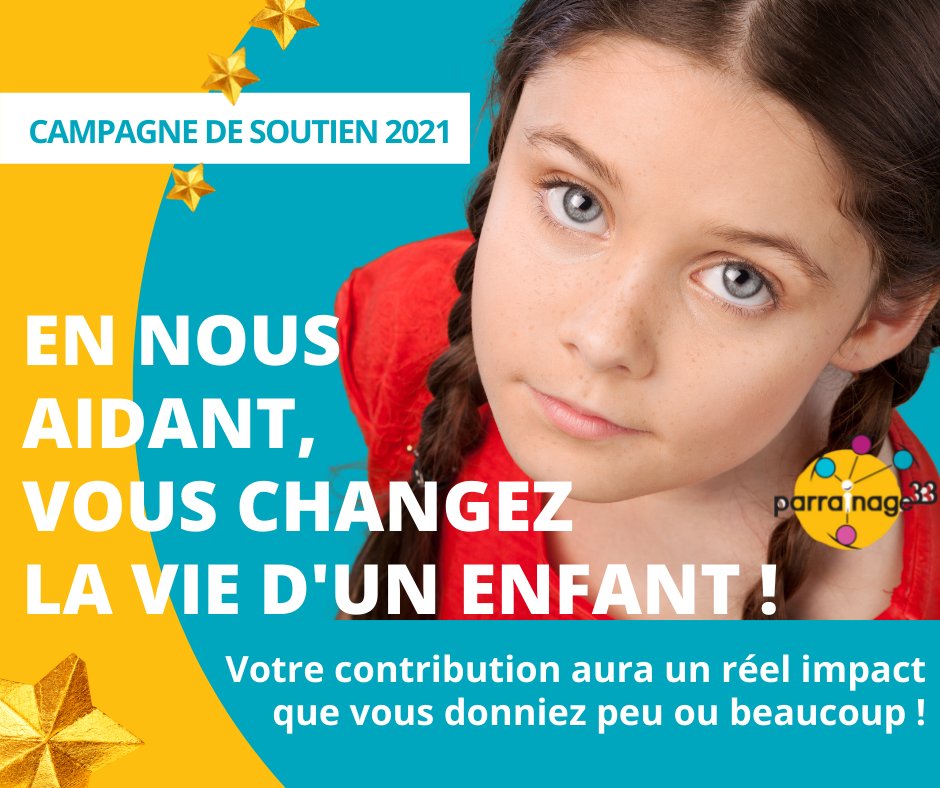 Parrainage_33's tweet photo. 🟡🟡🟡[CAMPAGNE DE DONS 2021] ON ACCÉLÈRE AVANT NOËL! 🎁
▶️ Contribuez au développement et à l’épanouissement d’un enfant girondin issu d'une famille isolée.👉Faites un don : 
https://t.co/vCs2QSZrkC
#don #solidarité #enfance #parrainage #gironde https://t.co/rw7XhP1xxP