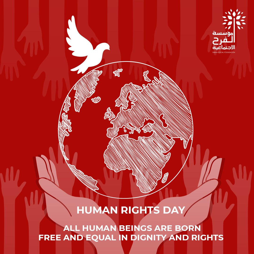 FarahSocialFSF's tweet photo. Today is “Human Rights Day” with the theme “All human beings are born free and equal in dignity and rights.”

Based on our experience, the human rights-based approach to development is the best way to reduce inequalities.

#HumanRightsDay #Equality #Non_Discrimination #Rights https://t.co/Z8F9m7ettH