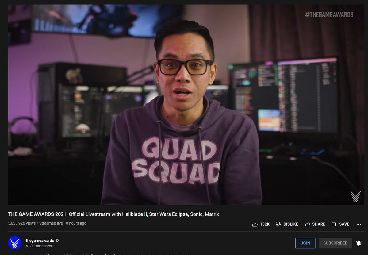 TeamGoodKnight's tweet photo. WHAT?! A GK streamer in the The Game Awards?!! I couldnt help but shout!

Go follow @MikeTheQuad the Accessibility Gaming Streamer and Consultant!! Totally proud of the guy!

#partnership #diversity #TheGameAwards #FutureClass2021

https://t.co/5yTHP83eck https://t.co/ASY0RNuRIf