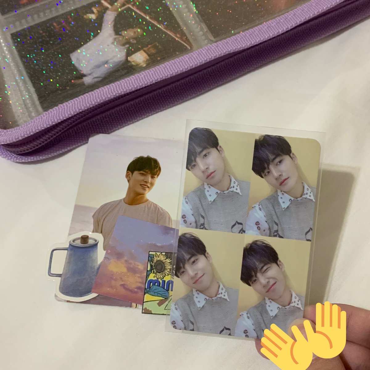 minwondercart's tweet photo. [#tinemails] 

hindi lang siya sparks, FIREWORKS NA !!! 💥💥

thank u so much @kjqbwonu for letting me adopt gyu &amp; for the freebies din !!! <33

MINGYU GRID HAVER 😭😭😭 https://t.co/WVp3B8BAoV