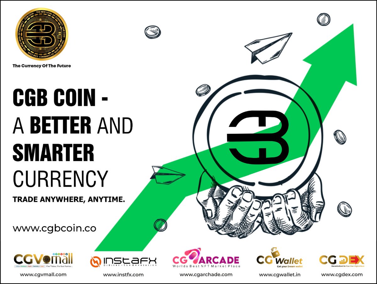 cgb_coin's tweet photo. CGB COIN - A BETTER AND SMARTER CURRENCY !!!!

TRADE ANYWHERE, ANYTIME !!!!

CGB COIN is available on Instafx Exchanges for Trading !!!

https://t.co/YRW5Ty3i2k
https://t.co/Pf7oYUIoVt

@cgb_coin @cgbcoin #Dubai #India https://t.co/JgnhYfcq2r
