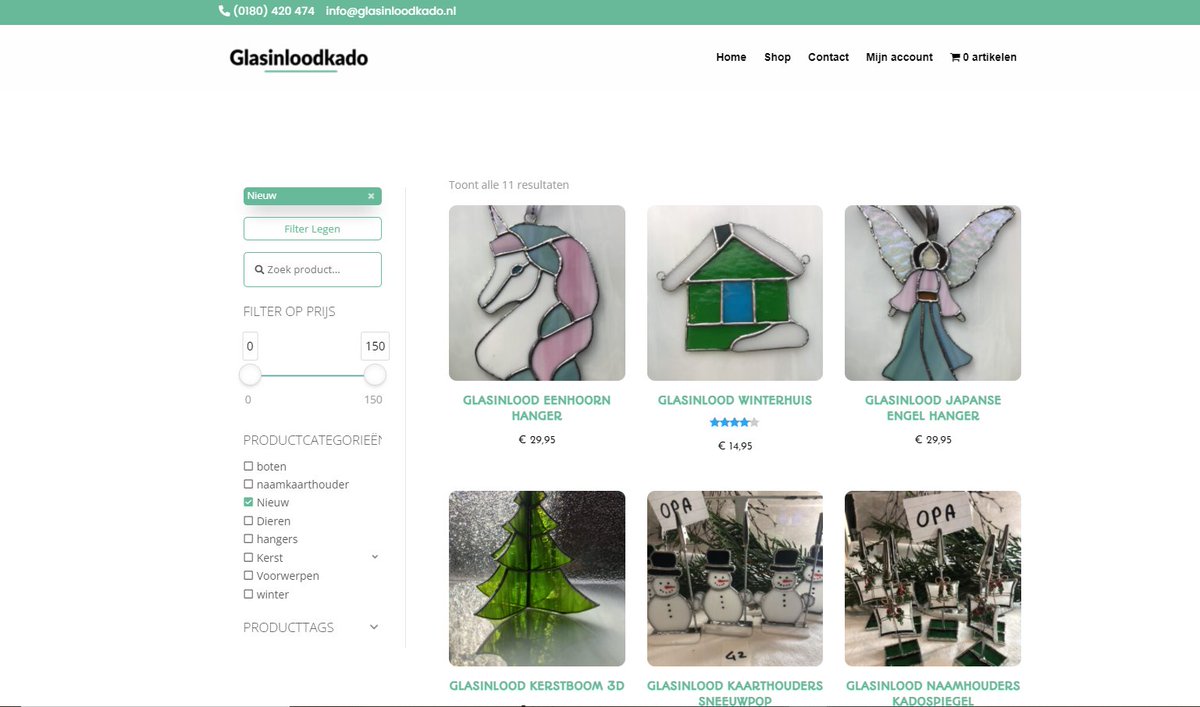 Profit4all's tweet photo. We hebben voor klant glasinloodkado een webshop voor gemaakt. Een uniek handgemaakt #kado kopen voor de #feestdagen voor uw familie, vriend of relatie. #webshop #kerst @Profit4all  Shop direct en ga naar https://t.co/7EyLfL7mNF https://t.co/fWwgnmVQjd