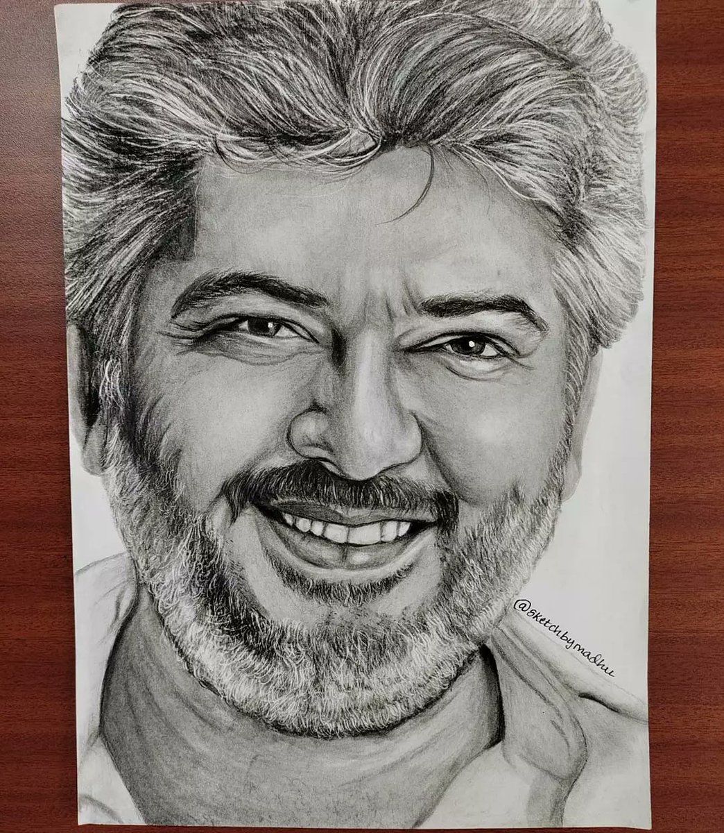 mochimadhumi's tweet photo. Been my only celebrity bias in Kollywood #ajithkumar #ak #valimai #portrait #kollywood @tn_ajith @ajithFC @ThalaFansClub  @AjithKumarArmy https://t.co/P2Ym6hgNYV