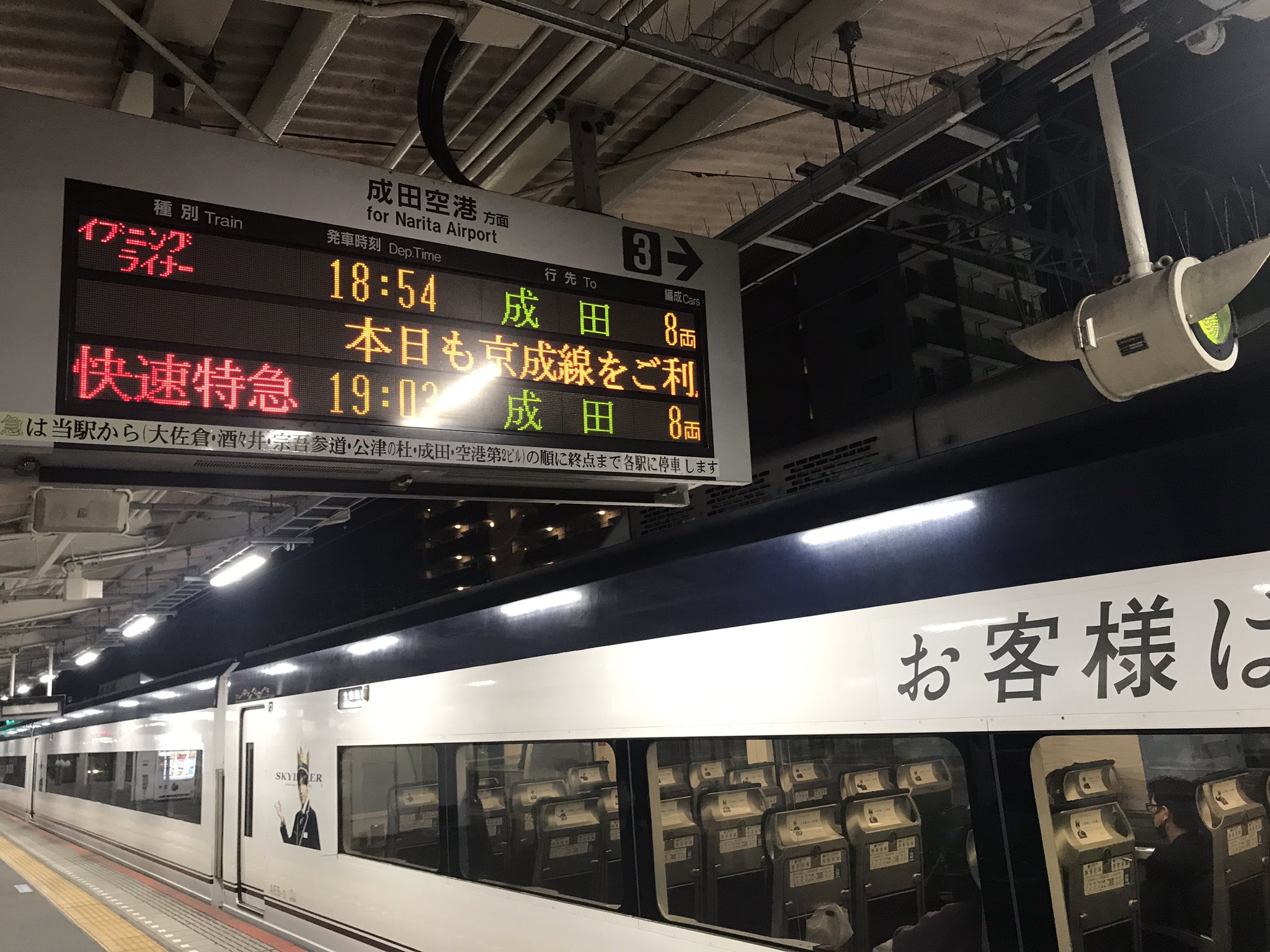 京成パンダ 公式 京成王子 こと中島健人さんをモチーフにした特別装飾車両 Kenty Skyliner 運行中 上り 下り計4パターンの特別車内アナウンスも 運行予定はホームページからチェック T Co Klbmbpbfee 京成電鉄 京成スカイライナー