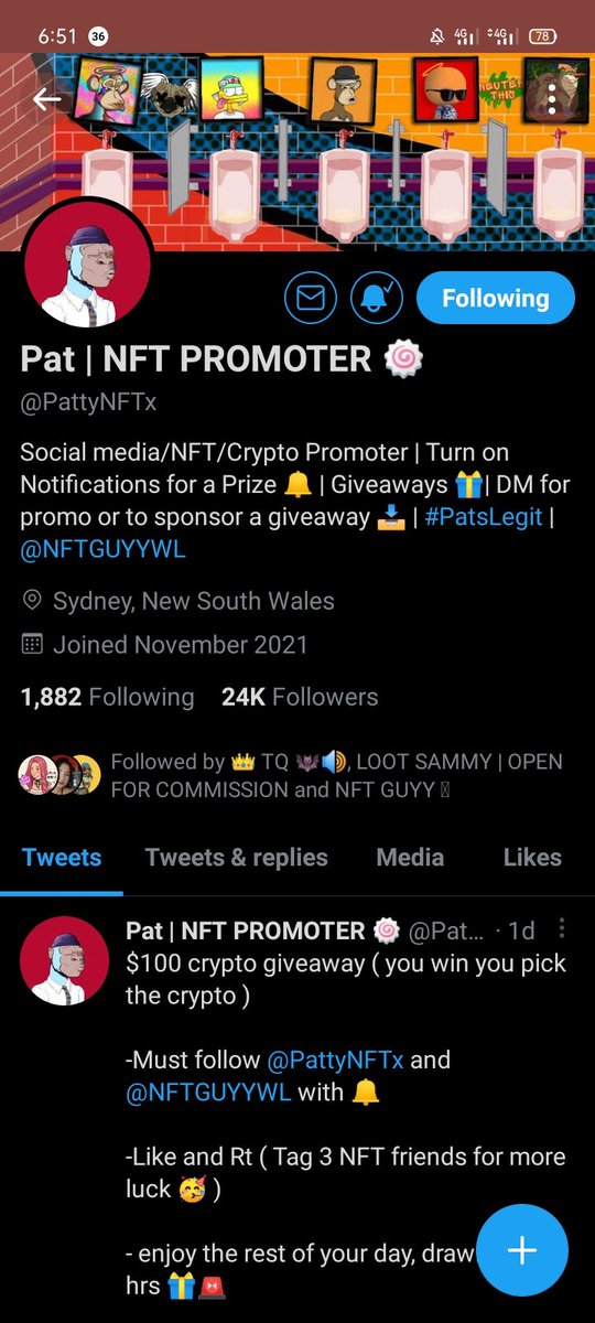 noterikaqt's tweet photo. @PattyNFTx @NFTGUYY IPHONE PRO MAX GIVE AWAY FOR REAL? 😱😱😱😱OMG THANK YOU SO MUCH FOR THIS AMAZING OPPORTUNITY,LUCKY COME 🤞🏻✨
@Kikyam_K11 
@ZupJDUP 
@gagabearrr 
@krystalization1 
@Isiefaye 
JOIN GUYS DONT MISS THIS AWESOME GIVEAWAY, FOLLOW² AND TURN ON NOTIF FOR MORE GA SOON🎁 https://t.co/4vdG1faXnm
