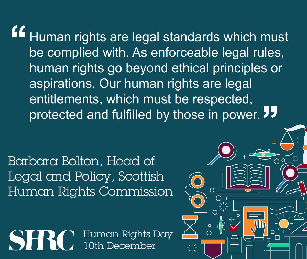ScotHumanRights's tweet photo. @babsbolton Barbara has also blogged on why legality and the rule of law are essential to a #RightsBasedScotland
Read it here: https://t.co/wlDAYQxdFH
2/6 https://t.co/lfjAVVfK43